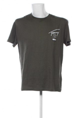 Herren T-Shirt Tommy Jeans, Größe XL, Farbe Grün, Preis € 51,99