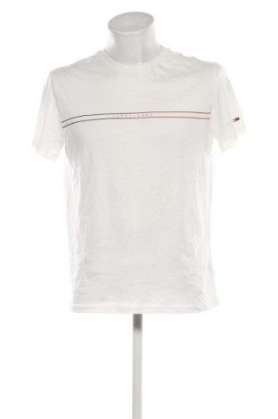 Мъжка тениска Tommy Jeans, Размер L, Цвят Бял, Цена 77,99 лв.