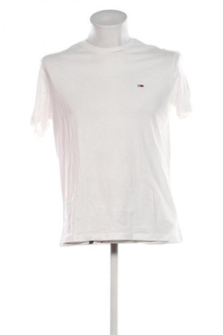 Męski T-shirt Tommy Jeans, Rozmiar XL, Kolor Biały, Cena 89,99 zł