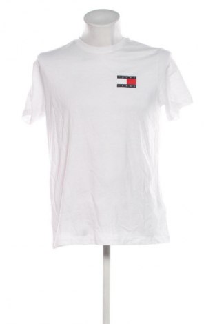 Herren T-Shirt Tommy Jeans, Größe L, Farbe Weiß, Preis € 51,99