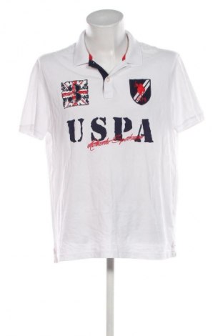 Męski T-shirt U.S. Polo Assn., Rozmiar XXL, Kolor Biały, Cena 72,99 zł