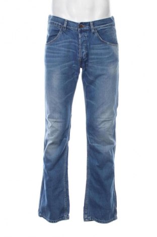 Męskie jeansy Wrangler, Rozmiar M, Kolor Niebieski, Cena 147,13 zł
