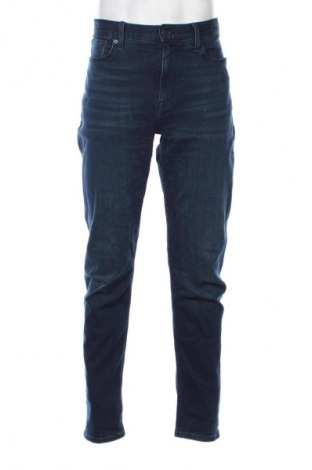 Pantaloni raiați de bărbați Tommy Hilfiger, Mărime L, Culoare Albastru, Preț 382,99 Lei