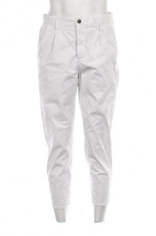 Pantaloni de bărbați Zara, Mărime M, Culoare Alb, Preț 87,93 Lei