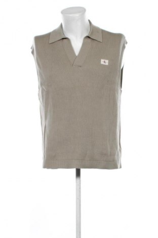 Pulover de bărbați Calvin Klein Jeans, Mărime L, Culoare Verde, Preț 529,99 Lei