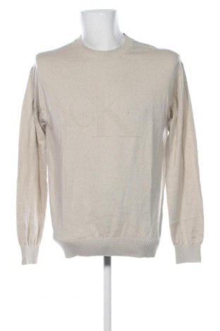 Herrenpullover Calvin Klein Jeans, Größe L, Farbe Beige, Preis € 79,99