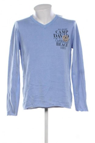 Męski sweter Camp David, Rozmiar L, Kolor Niebieski, Cena 145,99 zł