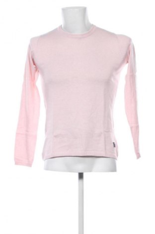 Męski sweter Pull&Bear, Rozmiar S, Kolor Różowy, Cena 80,37 zł