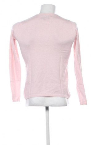 Męski sweter Pull&Bear, Rozmiar S, Kolor Różowy, Cena 80,37 zł