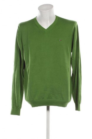 Pulover de bărbați Tommy Hilfiger, Mărime XL, Culoare Verde, Preț 236,66 Lei