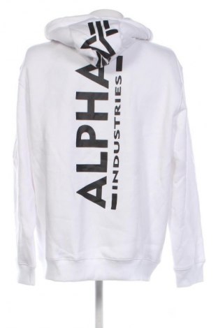 Herren Sweatshirt Alpha Industries, Größe 3XL, Farbe Weiß, Preis 82,99 €