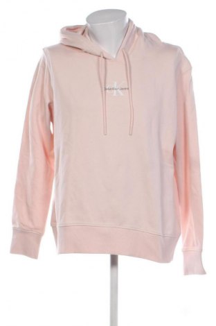 Herren Sweatshirt Calvin Klein Jeans, Größe 3XL, Farbe Rosa, Preis 83,99 €