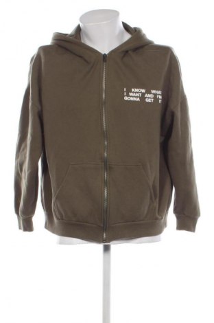 Ανδρικό φούτερ Pull&Bear, Μέγεθος L, Χρώμα Πράσινο, Τιμή 14,99 €