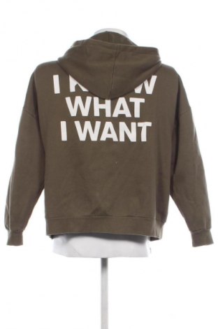 Ανδρικό φούτερ Pull&Bear, Μέγεθος L, Χρώμα Πράσινο, Τιμή 14,99 €