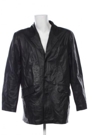 Мъжко кожено яке Angelo Litrico, Размер XXL, Цвят Черен, Цена 203,30 лв.