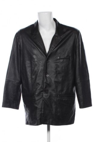 Ανδρικό δερμάτινο μπουφάν Giorgio, Μέγεθος XXL, Χρώμα Μαύρο, Τιμή 103,99 €
