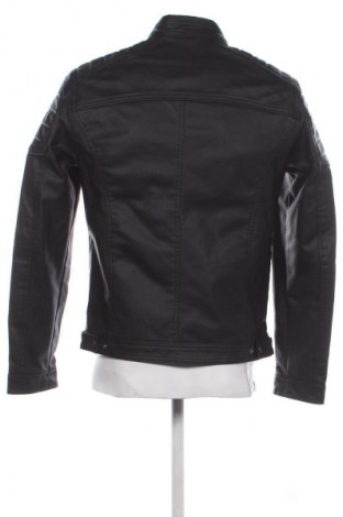 Geacă de piele pentru bărbati Jack & Jones, Mărime M, Culoare Negru, Preț 472,99 Lei