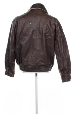 Geacă de piele pentru bărbati Unbranded, Mărime L, Culoare Maro, Preț 373,99 Lei