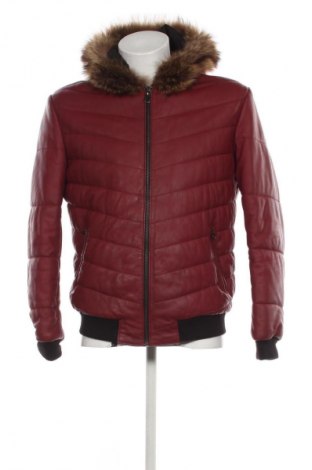 Geacă de piele pentru bărbati Unbranded, Mărime XXL, Culoare Roșu, Preț 128,95 Lei