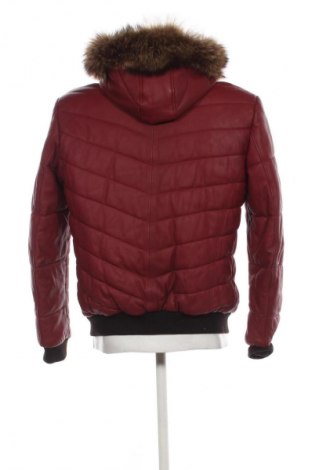 Geacă de piele pentru bărbati Unbranded, Mărime XXL, Culoare Roșu, Preț 128,95 Lei