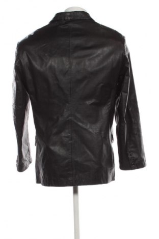 Ανδρικό δερμάτινο μπουφάν Unbranded, Μέγεθος L, Χρώμα Μαύρο, Τιμή 54,73 €
