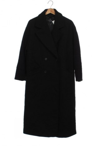 Мъжко палто Stradivarius, Размер XS, Цвят Черен, Цена 52,99 лв.