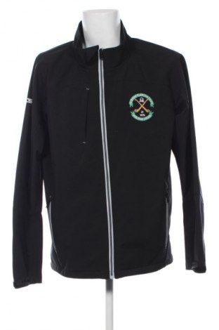Herren Fleecejacke Russell, Größe 3XL, Farbe Schwarz, Preis 35,00 €
