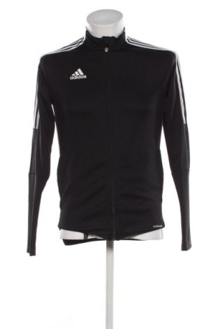 Ανδρική αθλητική ζακέτα Adidas, Μέγεθος S, Χρώμα Μαύρο, Τιμή 24,99 €