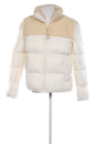 Herrenjacke Calvin Klein Jeans, Größe L, Farbe Ecru, Preis 189,99 €