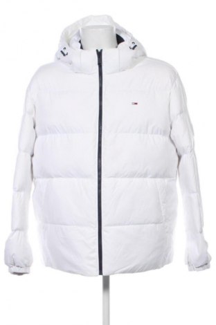 Ανδρικό μπουφάν Tommy Jeans, Μέγεθος 3XL, Χρώμα Λευκό, Τιμή 197,99 €