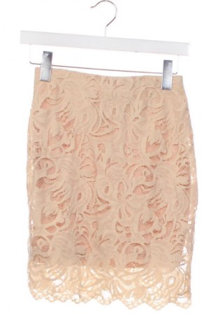 Rock H&M, Größe XS, Farbe Beige, Preis 7,99 €