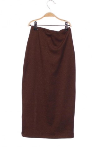 Пола H&M Divided, Размер XXS, Цвят Кафяв, Цена 23,46 лв.