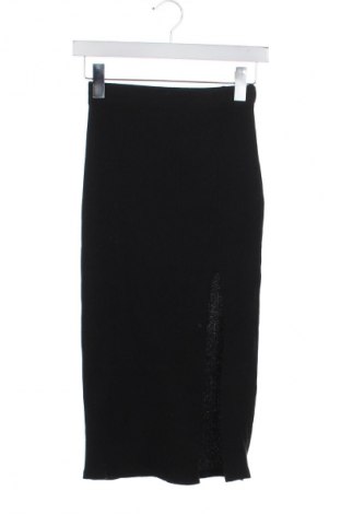 Fustă Stradivarius, Mărime XS, Culoare Negru, Preț 60,53 Lei