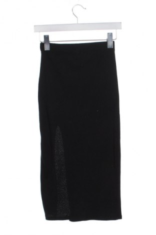 Fustă Stradivarius, Mărime XS, Culoare Negru, Preț 60,53 Lei