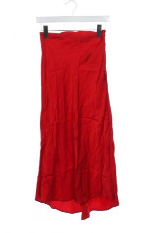 Fustă Zara, Mărime XS, Culoare Roșu, Preț 46,99 Lei