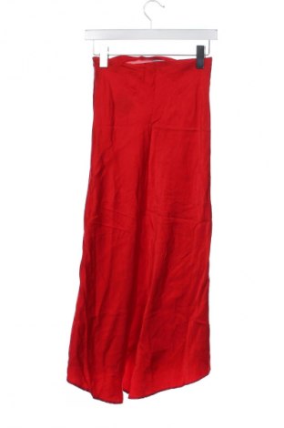Fustă Zara, Mărime XS, Culoare Roșu, Preț 46,99 Lei