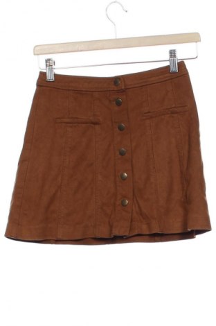 Fustă Zara, Mărime XS, Culoare Maro, Preț 59,99 Lei