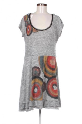 Kleid Desigual, Größe L, Farbe Grau, Preis 42,00 €