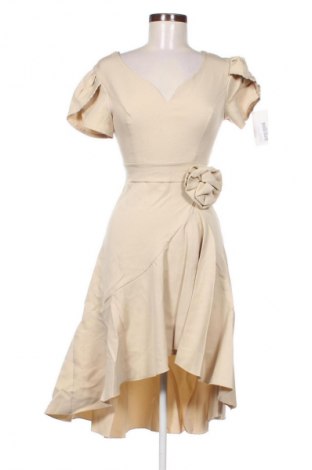 Kleid NEW COLLECTION, Größe S, Farbe Beige, Preis 85,04 €