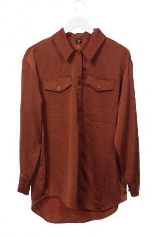 Дамска риза SHEIN, Размер XS, Цвят Кафяв, Цена 7,99 лв.