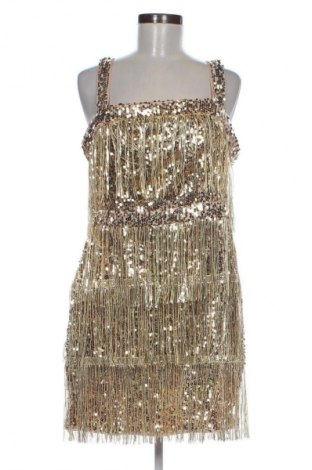 Sukienka SHEIN, Rozmiar XL, Kolor Złocisty, Cena 66,67 zł