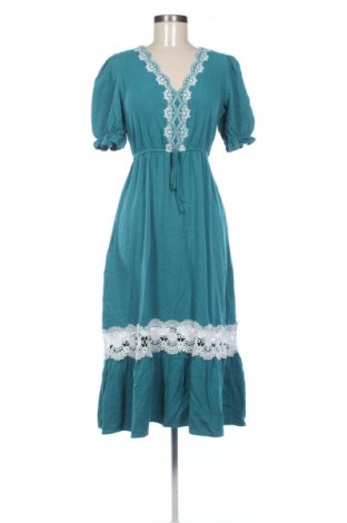 Рокля SHEIN, Размер M, Цвят Зелен, Цена 28,88 лв.