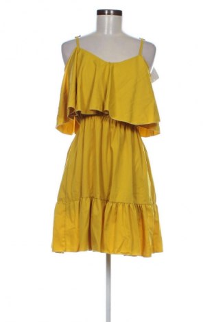 Рокля Unbranded, Размер S, Цвят Жълт, Цена 52,06 лв.
