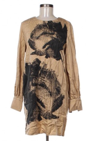 Sukienka United Colors Of Benetton, Rozmiar S, Kolor Beżowy, Cena 110,42 zł