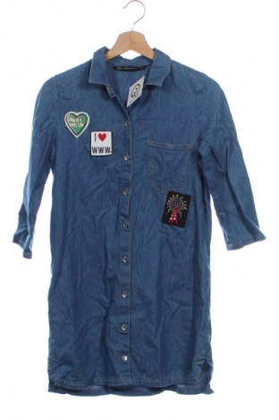 Šaty  Zara, Veľkosť XS, Farba Modrá, Cena  18,95 €