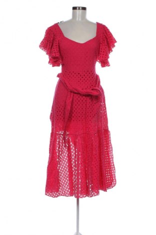 Рокля Zara, Размер XS, Цвят Червен, Цена 33,82 лв.