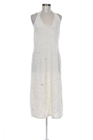 Sukienka Zara, Rozmiar L, Kolor ecru, Cena 78,16 zł