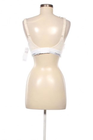 Biustonosz Calvin Klein Jeans, Rozmiar L, Kolor ecru, Cena 239,99 zł