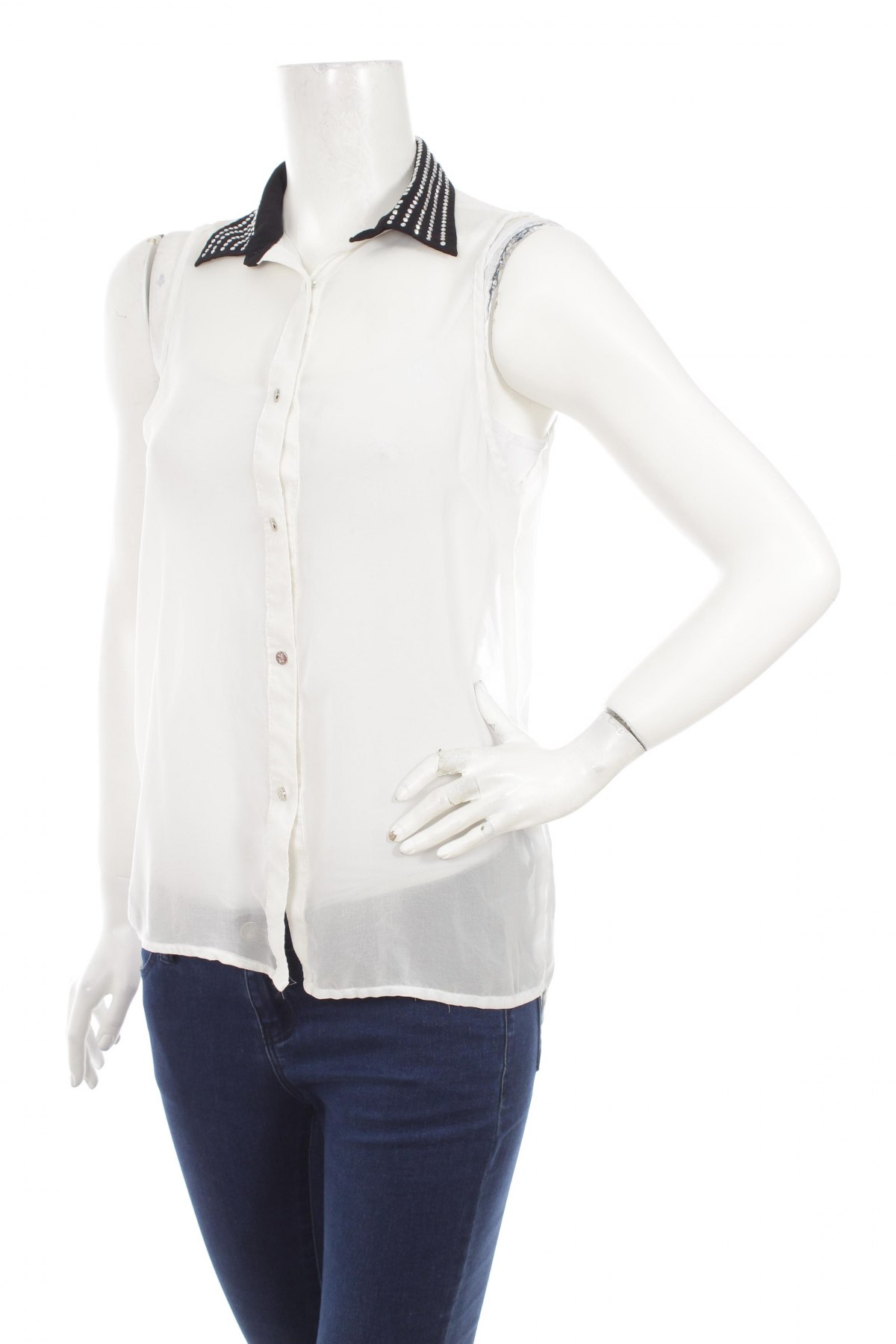 Γυναικείο πουκάμισο, Μέγεθος S, Χρώμα Λευκό, Τιμή 11,86 €
