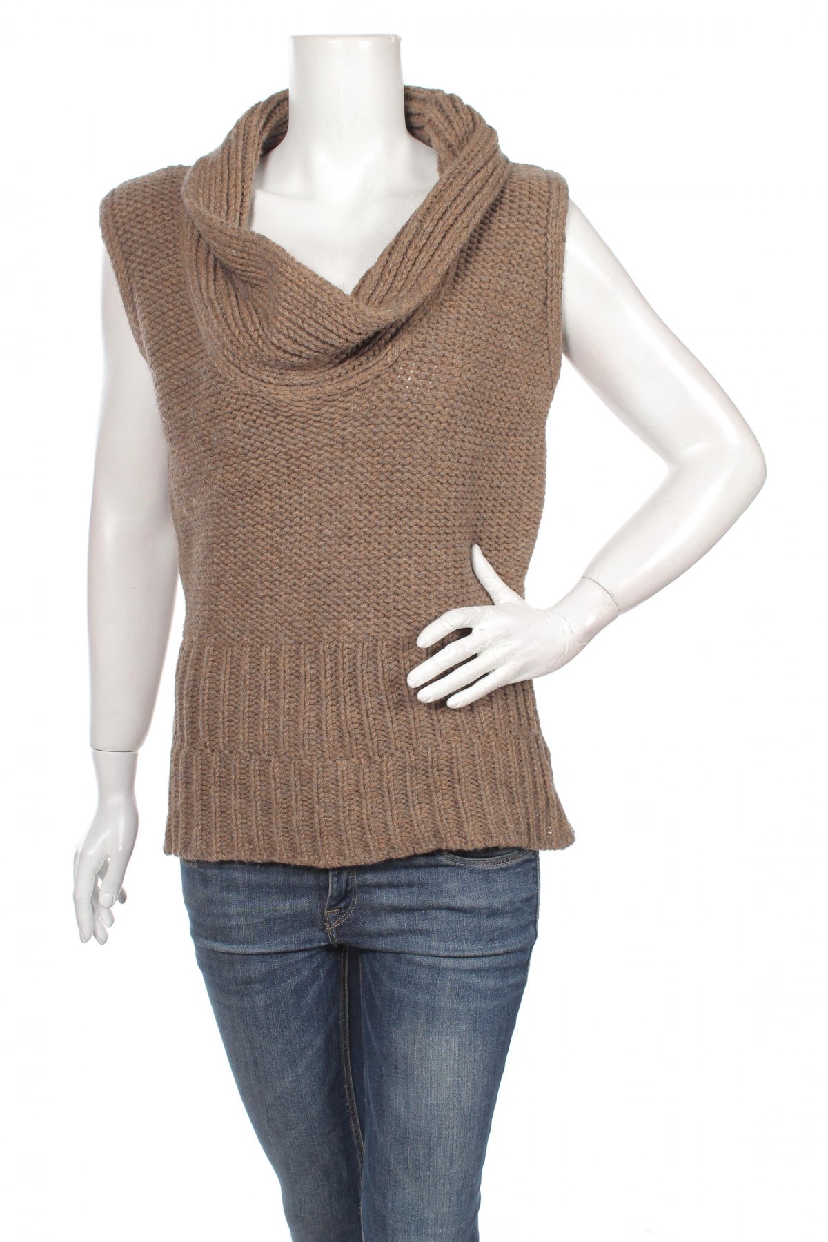 Дамски пуловер Lisa Campione, Размер L, Цвят Кафяв, Цена 9,25 лв.